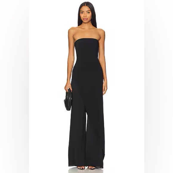 Sau Lee Imogen Jumpsuit in Black NWT Size 4 - Picture 9 of 10